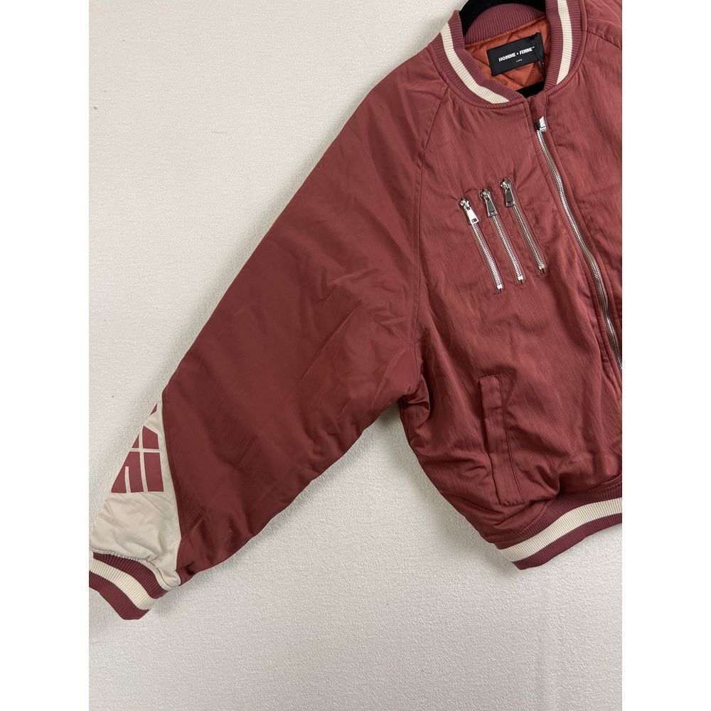 Homme + Femme Jacket Men's Large Classic Bomber 2.0 Clay‎ NWT
